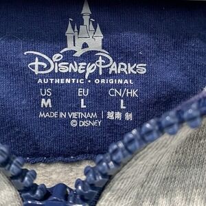 Walt Disney‎ Parks authentic 1971 Full Zip Hoodie Sweatshirt Jacket Men's M Gray